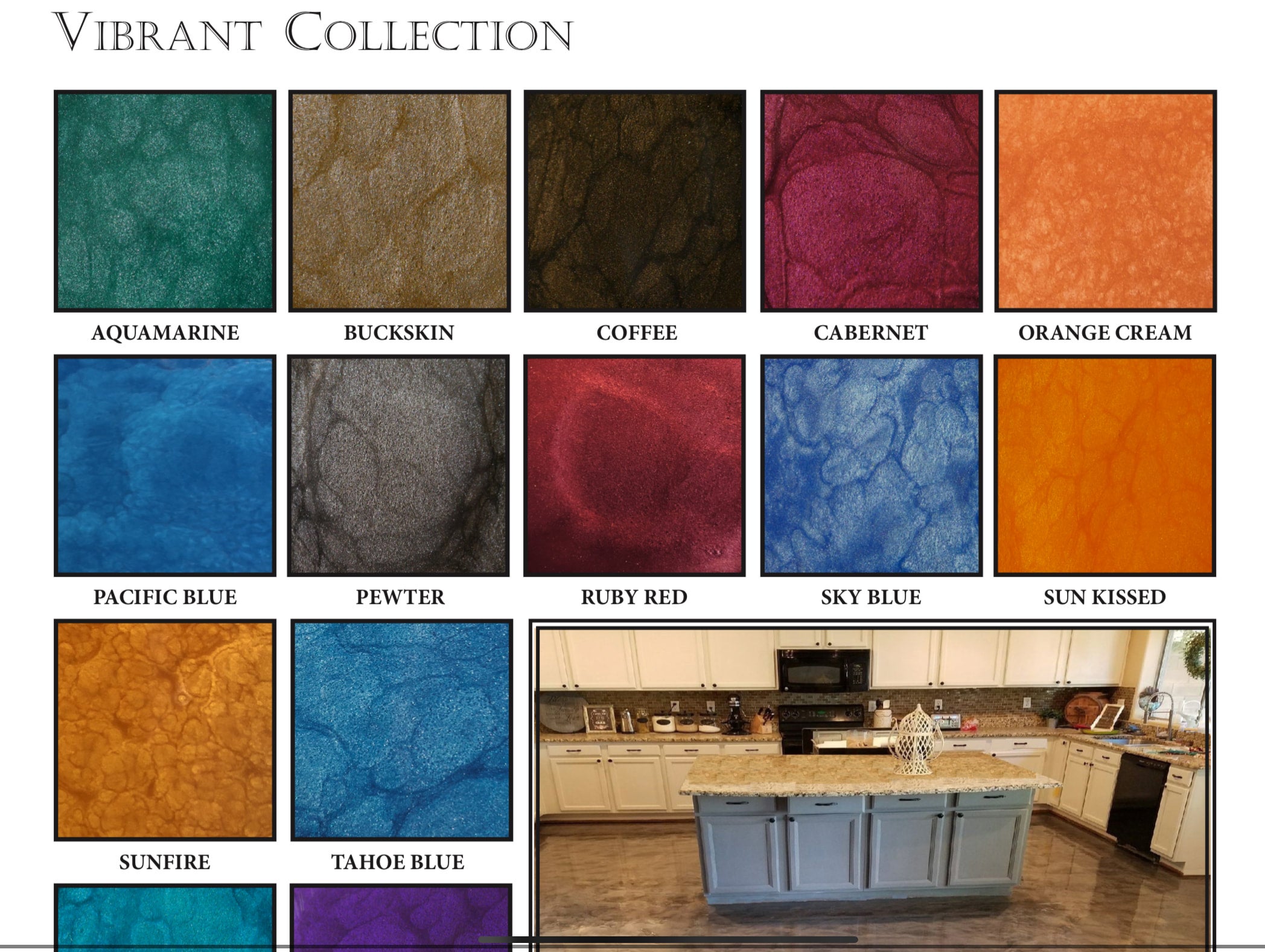 Metallic Epoxy Pigments Cohills Pro Series Limitless Epoxy